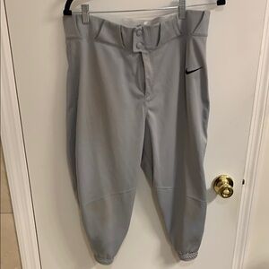 Nike Gray softball 3/4 Pants in Sz L